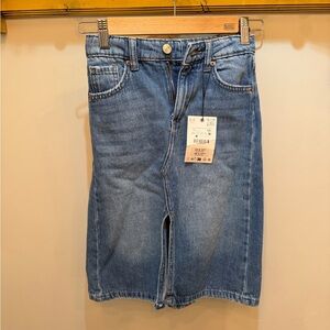 Girls Zara Denim Skirt